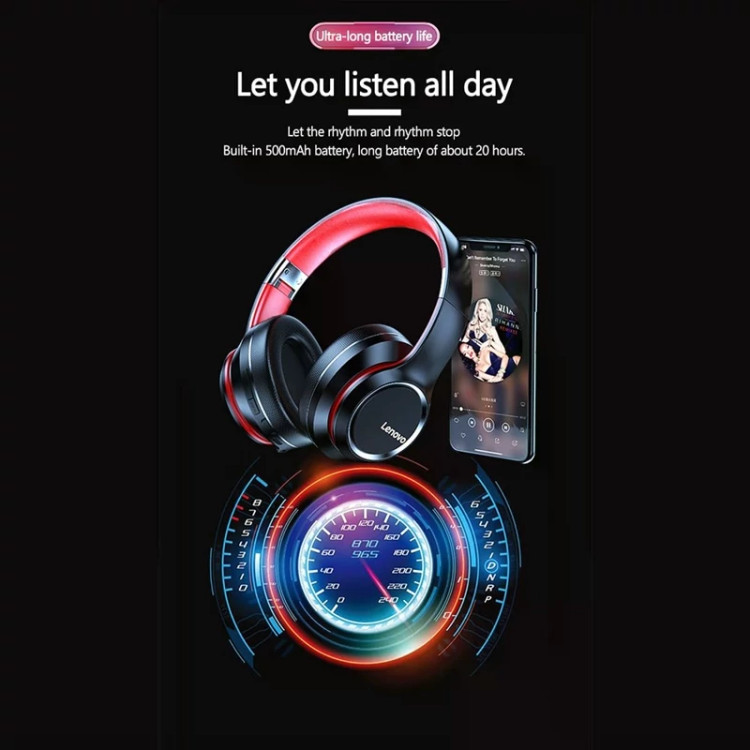هدفون بلوتوثی لنوو مدل LENOVO HD200