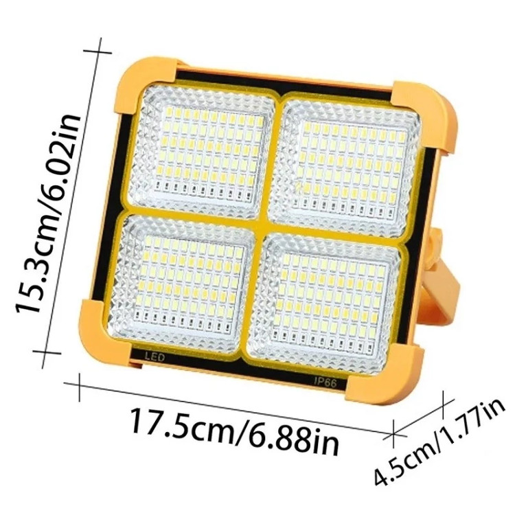 پروژکتور شارژی خورشیدی آفتابی و مهتابی KY-100W