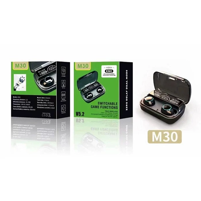 هندزفری بلوتوثی گیمینگ و پاوربانکدار NEWVEST M30
