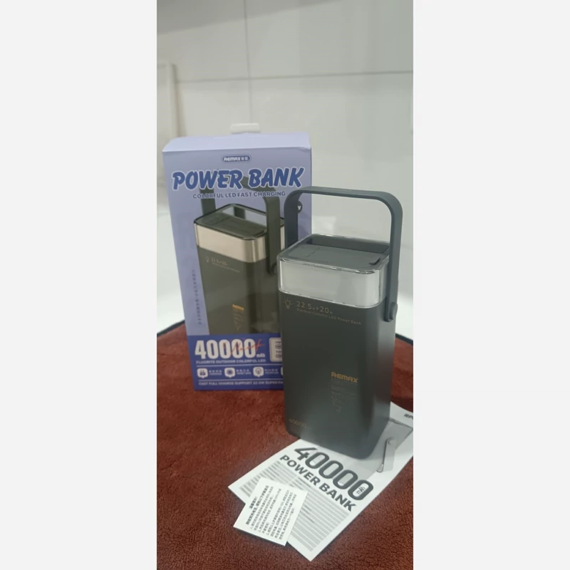 پاوربانک اورجینال ریمکس 40 هزار میلی آمپر مدل REMAX RPP-596