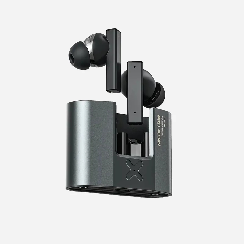 هندزفری بلوتوثی اورجینال گرین لاین Green Lion ZINC X Metal Earbuds TWS with ANC