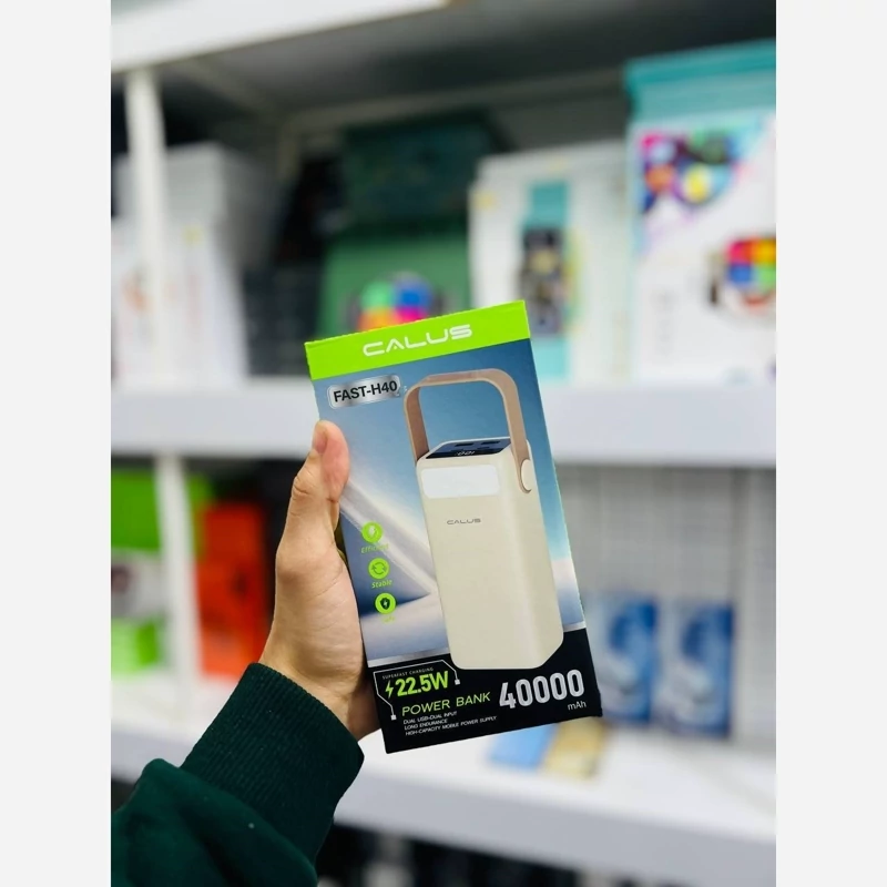 پاوربانک اورجینال 40 هزار میلی آمپر CALUS FAST-H40