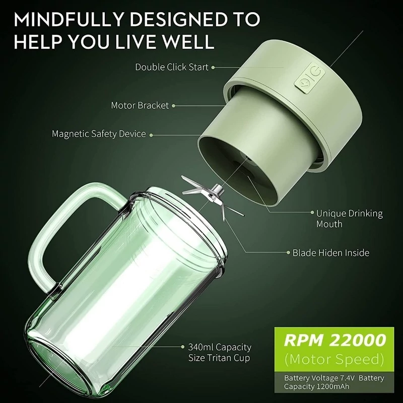 مخلوط کن شارژی CRUSHER JUICER