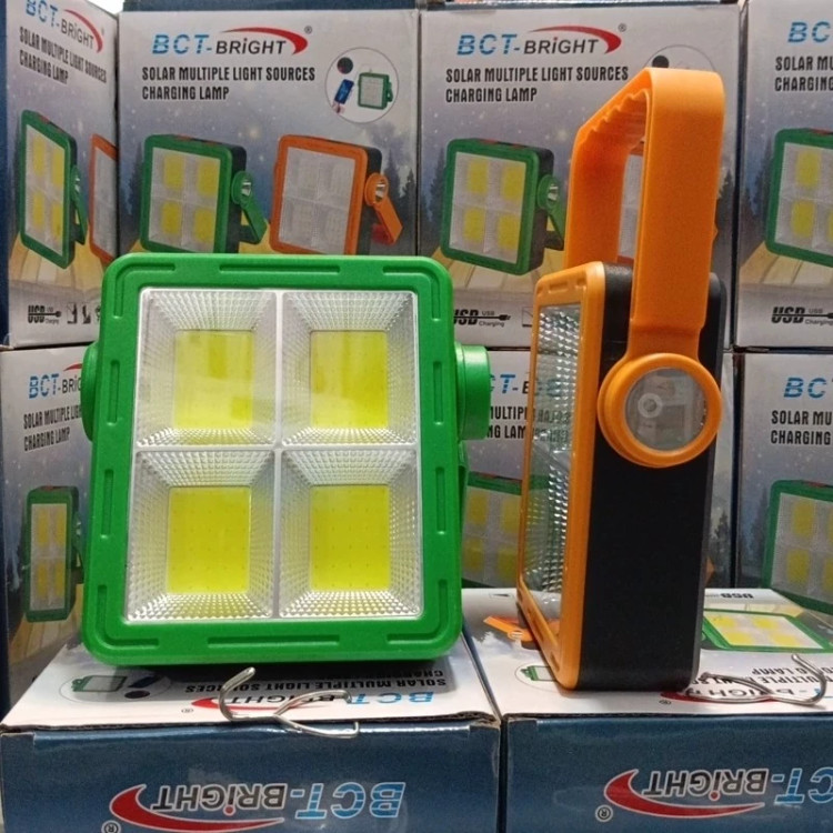 پروژکتور شارژی و خورشید مدل SOLAR LIGHT BCT-8005A