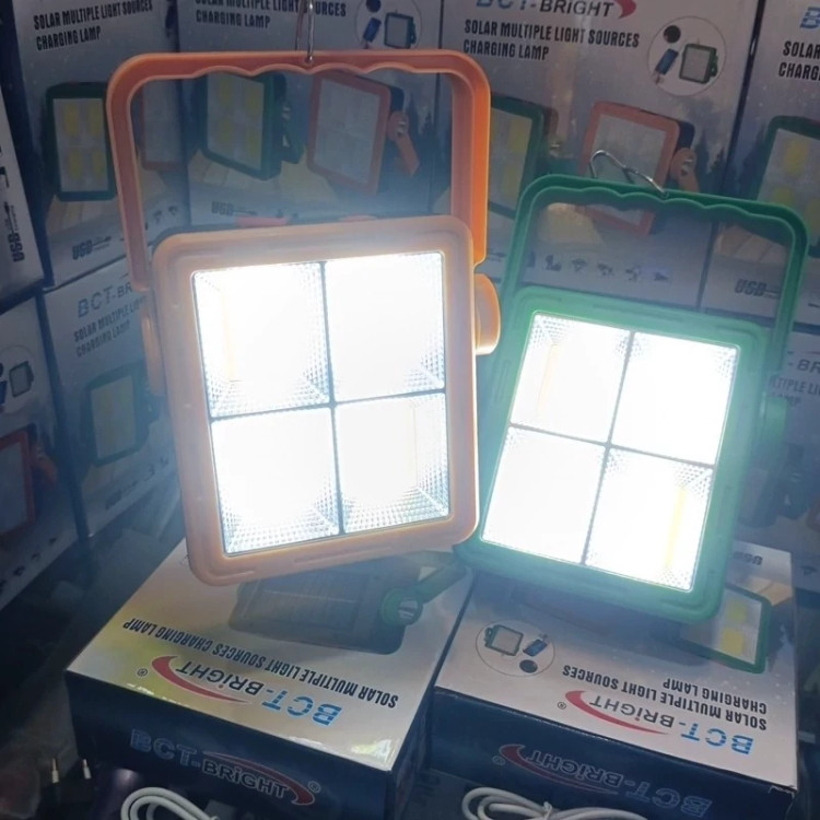 پروژکتور شارژی و خورشید مدل SOLAR LIGHT BCT-8005A