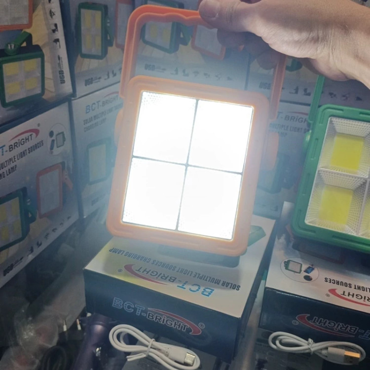 پروژکتور شارژی و خورشید مدل SOLAR LIGHT BCT-8005A