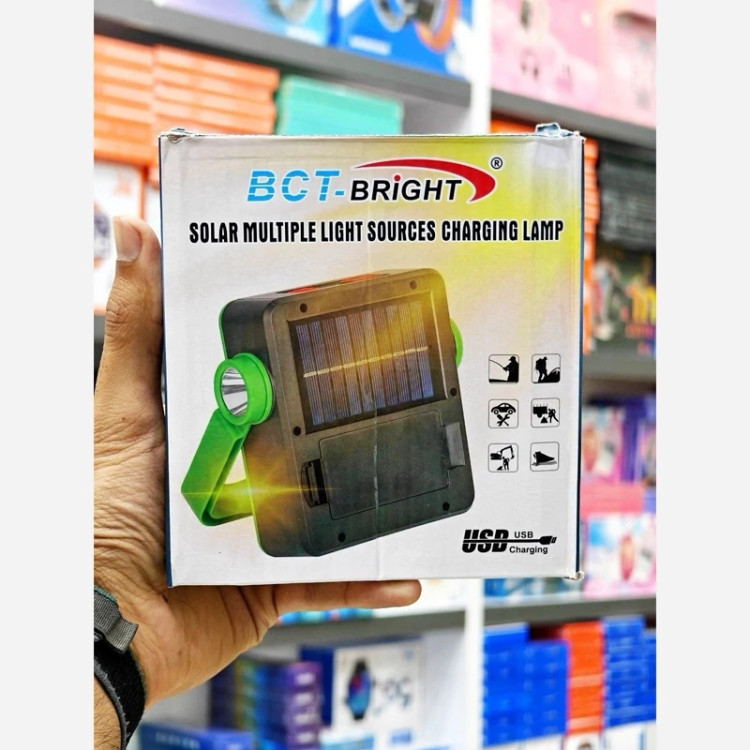 پروژکتور شارژی و خورشید مدل SOLAR LIGHT BCT-8005A