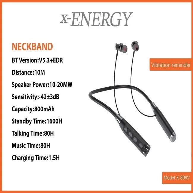 هندزفری بلوتوثی ایکس انرژی X-809 V