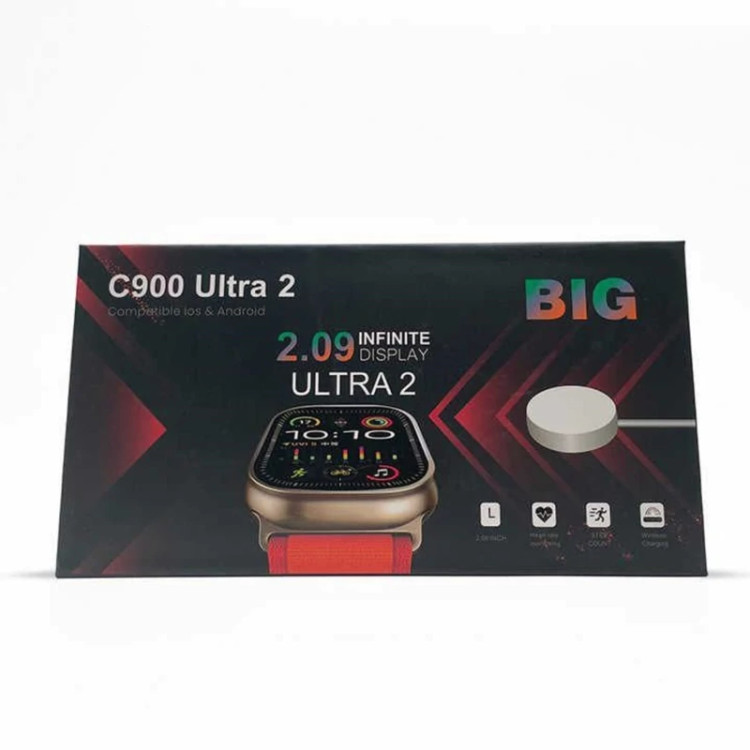 ساعت هوشمند c900 ultra 2 big