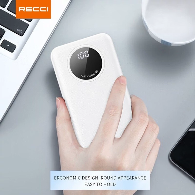 پاور بانک رسی مدل RECCI RP01 ظرفیت 10000 میلی آمپر