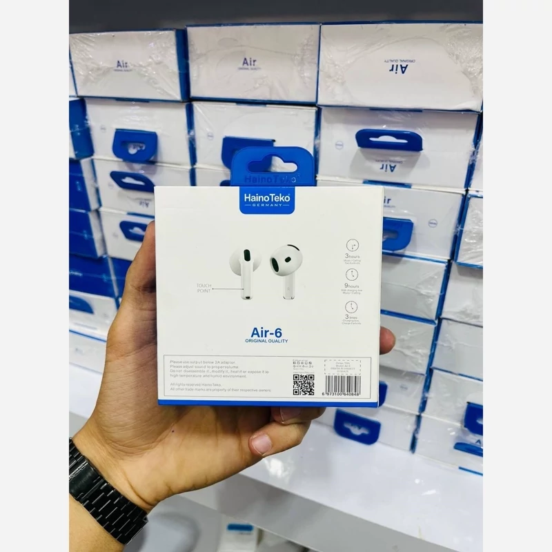 هندزفری بلوتوثی اورجینال هاینو تکو مدل HAINO TEKO AIR6