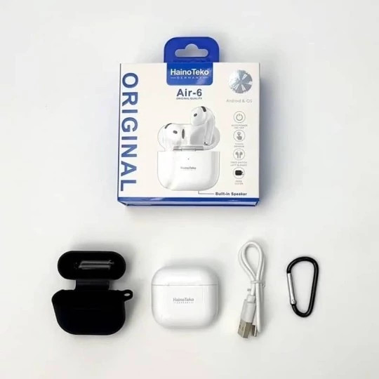 هندزفری بلوتوثی اورجینال هاینو تکو مدل HAINO TEKO AIR6