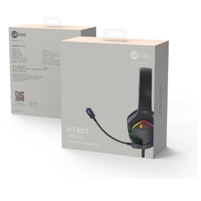 هدفون با سیم گیمینگ لنوو مدل Lecoo HT403