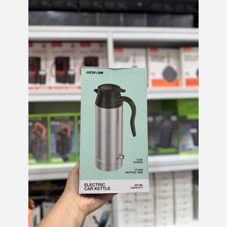 فلاکس برقی گرین لاین مدل ELECTRIC CAR KETTLE GREEN LION