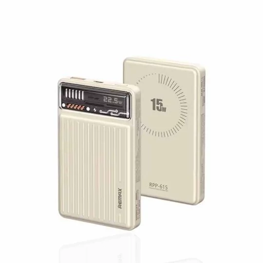 پاوربانک 10000 میلی آمپر وایرلس ریمکس RPP-615