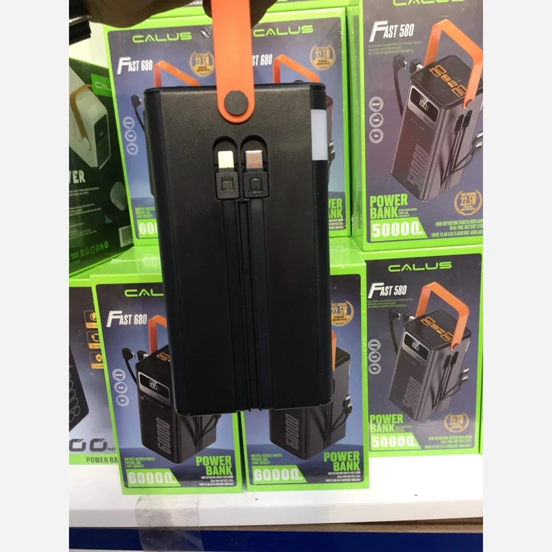 پاوربانک اورجینال 60 هزار میلی آمپر کالوس مدل CALUS POWER BANK FAST 680
