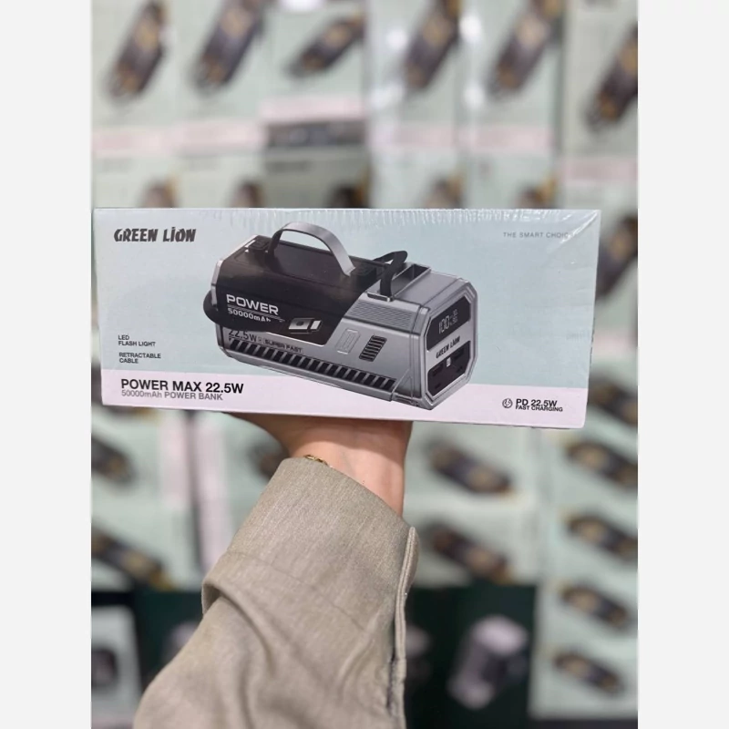 پاوربانک 50 هزار 100 وات گرین لاین Green Lion 50000mAh Power Bank 100W