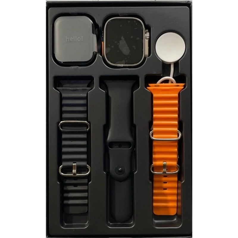 ست دو تایی ساعت هوشمند WATCH 9 PRO مدل JR-X18