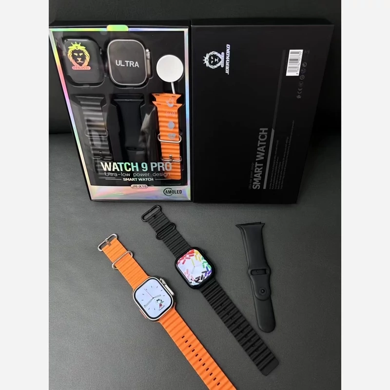 ست دو تایی ساعت هوشمند WATCH 9 PRO مدل JR-X18