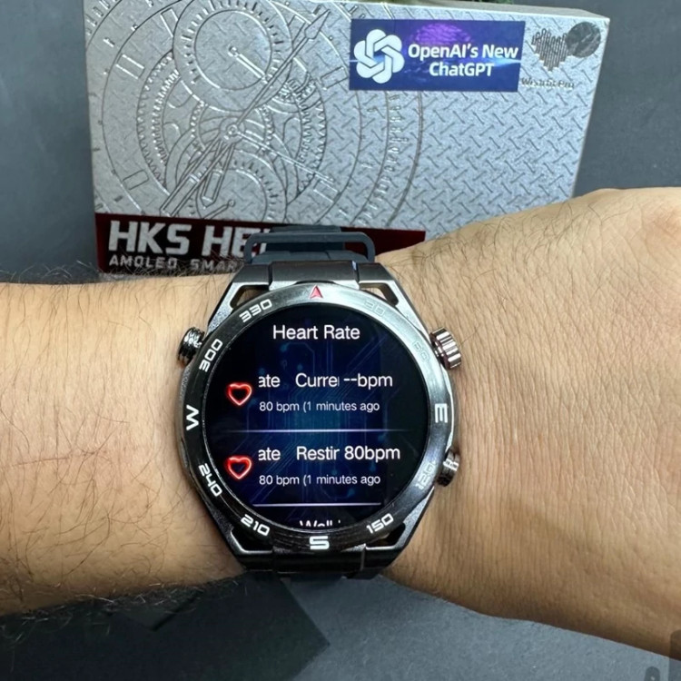 ساعت هوشمند صفحه گرد HK5 hero