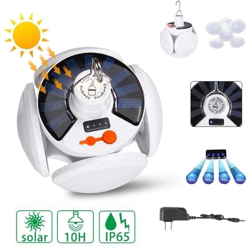 چراغ شارژی خورشیدی Flash Light Solar Emergency Charging Lamp 2029