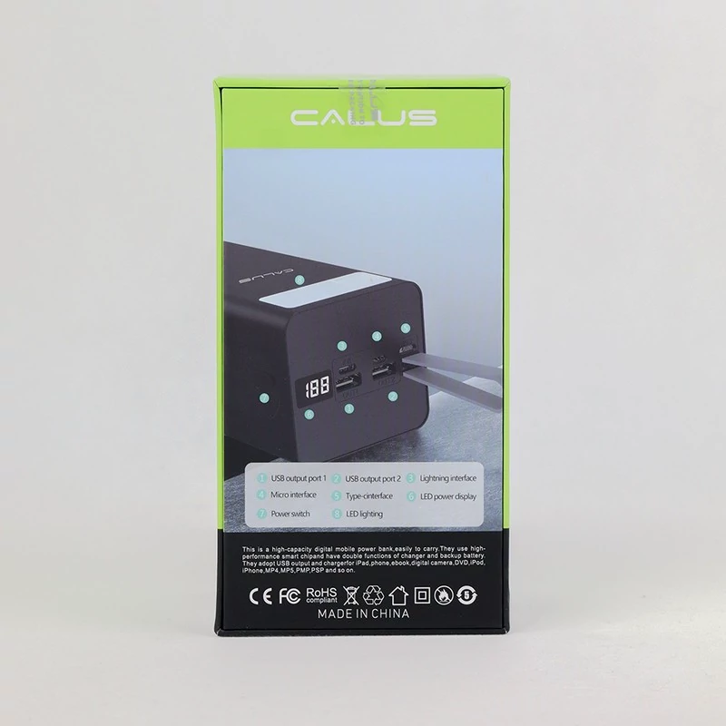 پاوربانک 50 هزار میلی آمپر کالوس مدل CALUS FAST 500