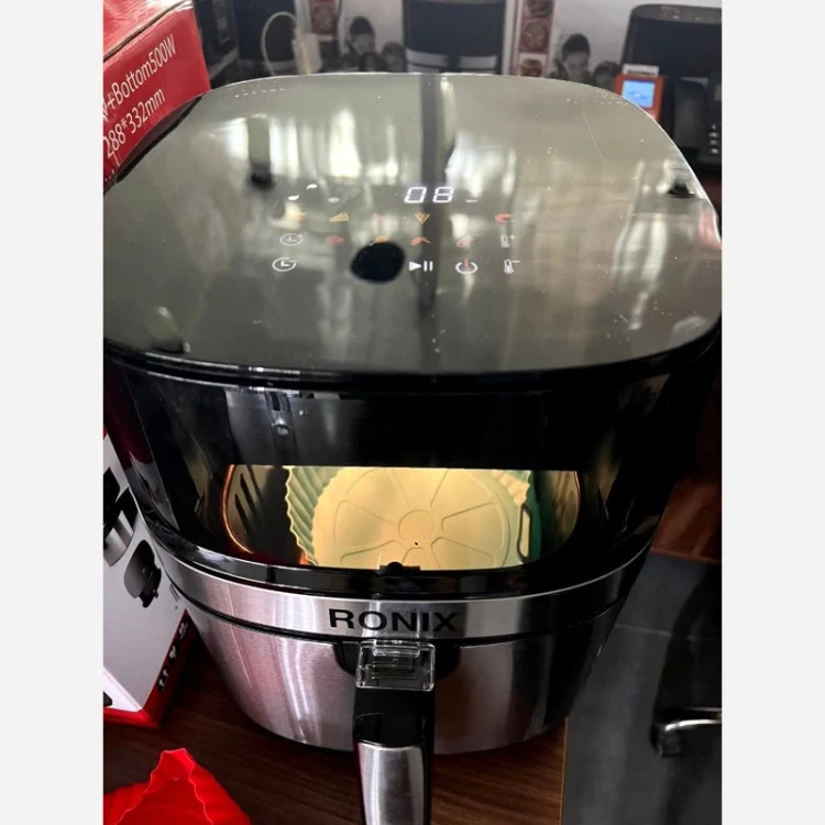 سرخ کن دو المنت بدون روغن ظرفیت 8/5 لیتر رونیکس مدل RONIX HG6893