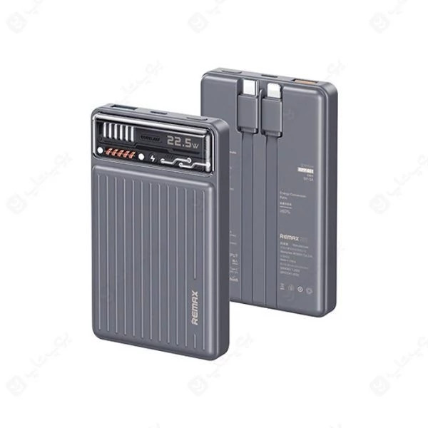 (REMAX) / پاوربانک ریمکس(REMAX) پاوربانک 10000mAh ریمکس مدل Rpp-651 به همراه کابل تایپ C و لایتنینگ