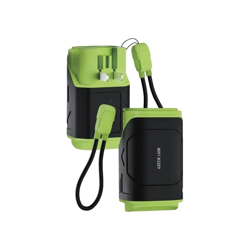 پاوربانک اورجینال گرین لاین مدل GREEN LION TRAVE X 10K