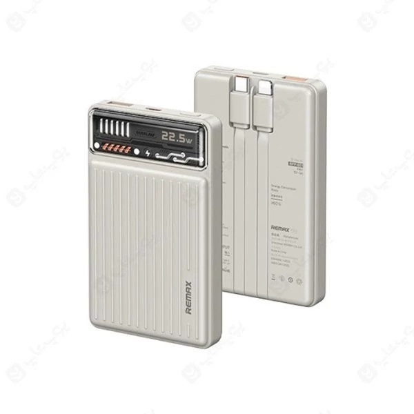 (REMAX) / پاوربانک ریمکس(REMAX) پاوربانک 10000mAh ریمکس مدل Rpp-651 به همراه کابل تایپ C و لایتنینگ