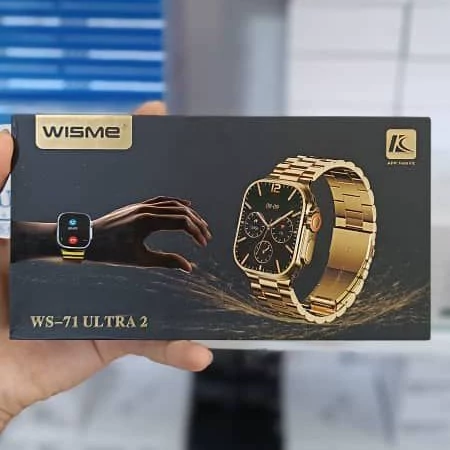 ساعت هوشمند طلایی wisme ws-71 ultra 2