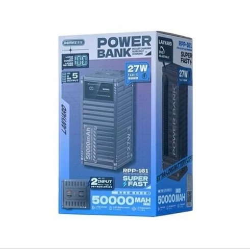 پاوربانک اورجینال 50 هزار میلی آمپر سوپر فست ریمکس مدل REMAX RPP-161