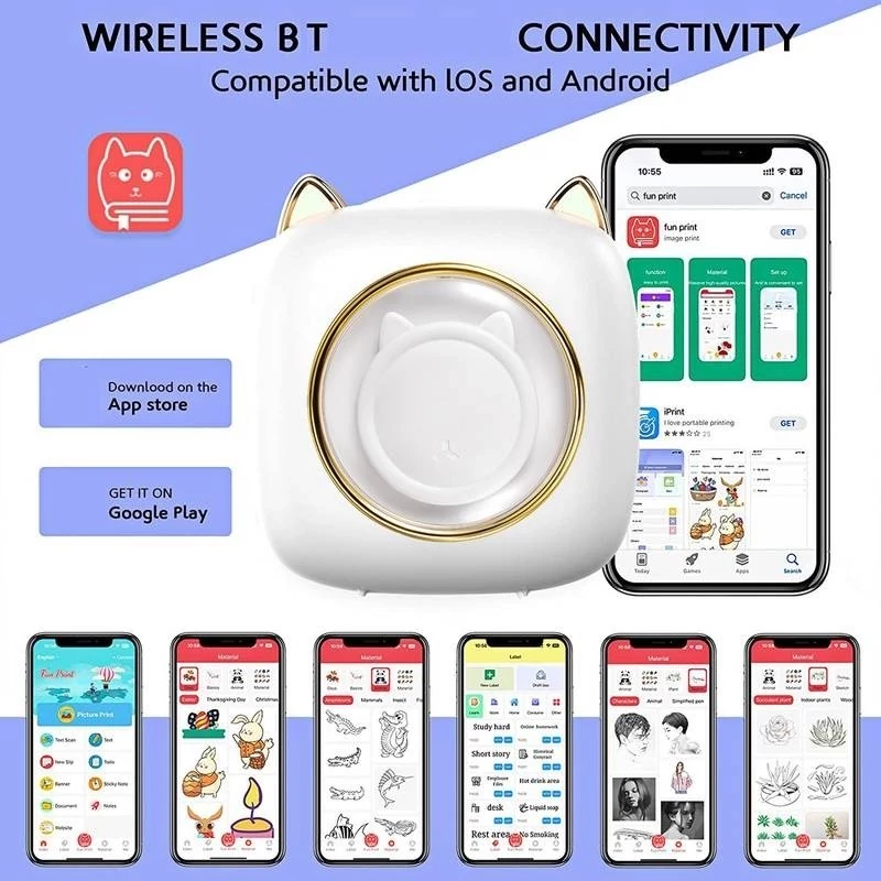 مینی پرینتر مدل C38
