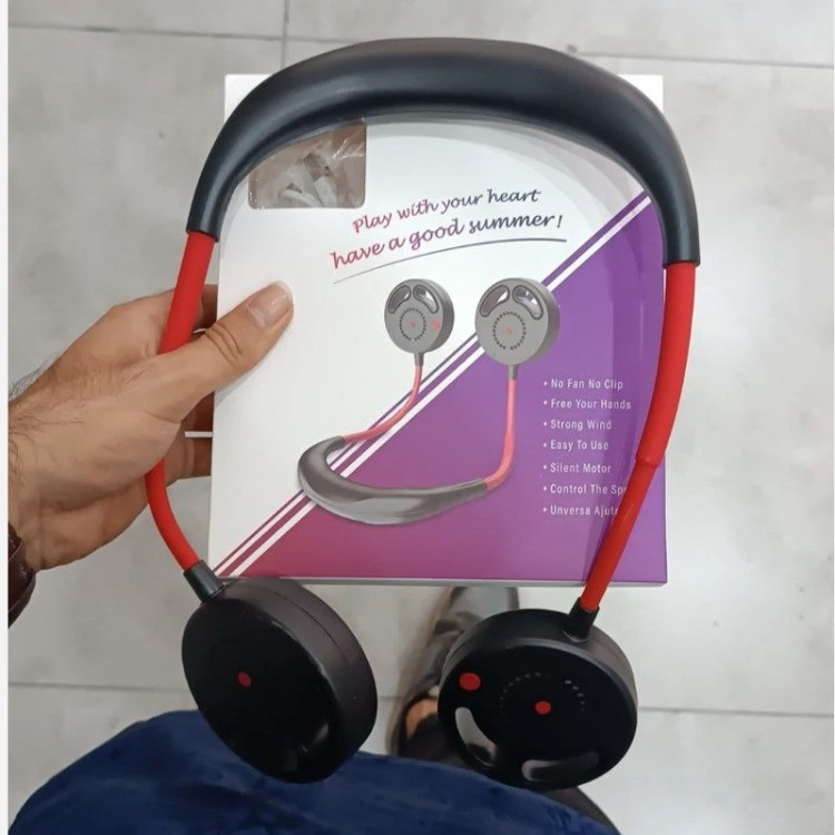پنکه شارژی گردنی دوبل Sports Fan