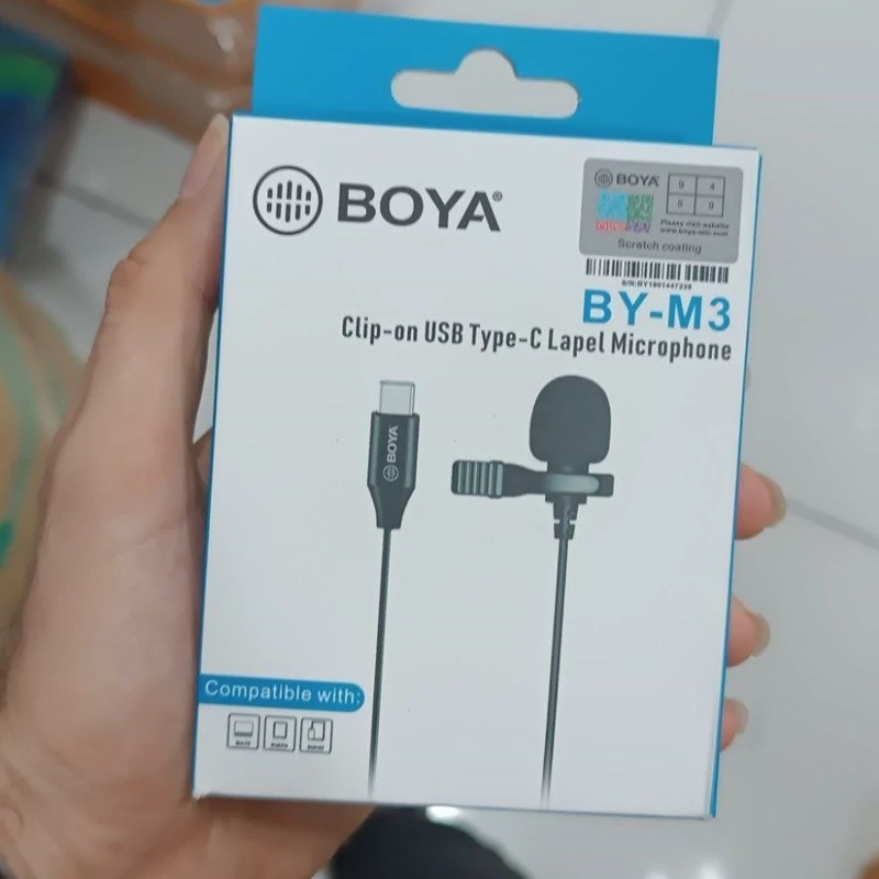 میکروفون اورجینال بویا مدل BOYA M3