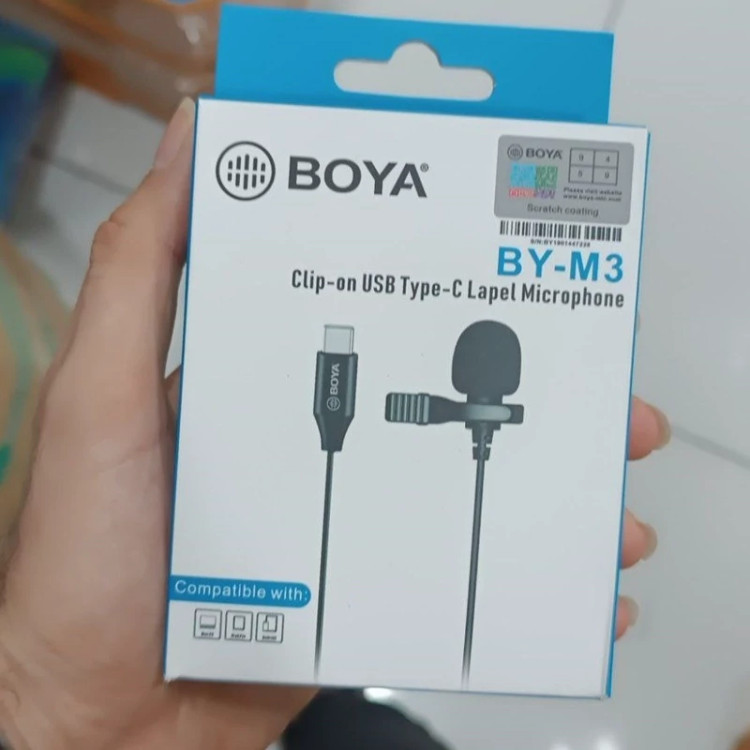 میکروفون اورجینال بویا مدل BOYA M3