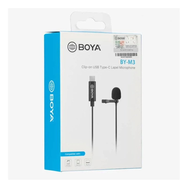 میکروفون اورجینال بویا مدل BOYA M3