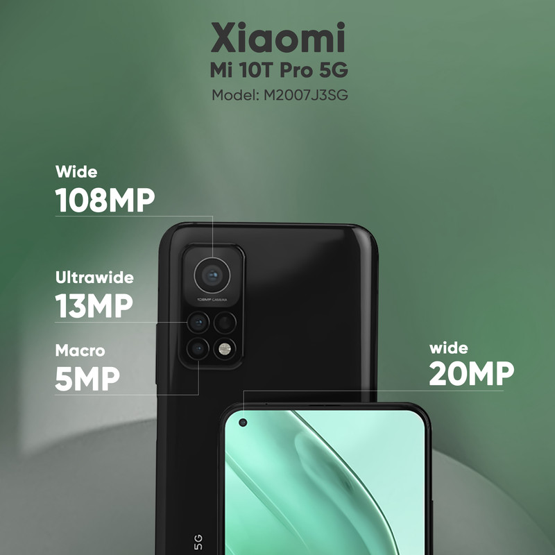 گوشی موبایل شیائومی مدل Mi 10T Pro 5G M2007J3SG دو سیم کارت ظرفیت 128 گیگابایت