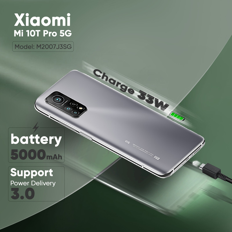 گوشی موبایل شیائومی مدل Mi 10T Pro 5G M2007J3SG دو سیم کارت ظرفیت 128 گیگابایت