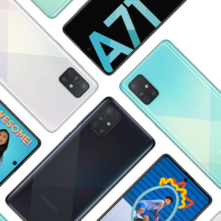 گوشی موبایل سامسونگ مدل Galaxy A71 SM-A715F/DS دو سیمکارت ظرفیت 128 گیگابایت همراه با رم 6 گیگابایت