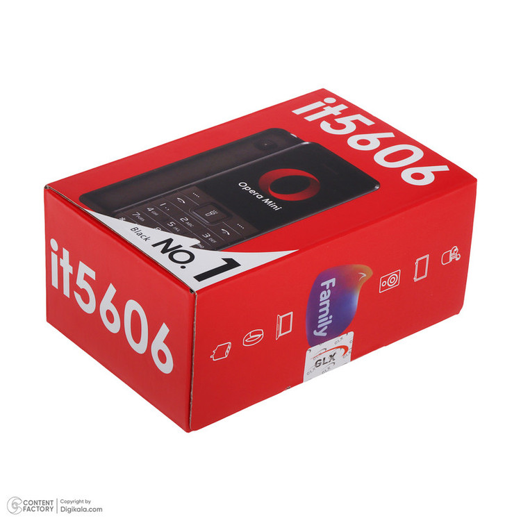 گوشی موبایل جی ال ایکس مدل iT5606 دو سیم کارت ظرفیت 32 مگابایت و رم 32 مگابایت