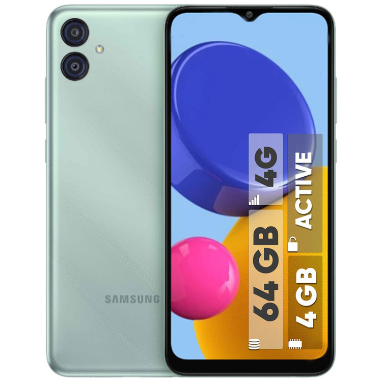 گوشی موبایل سامسونگ مدل Galaxy M04 دو سیم کارت ظرفیت 64 گیگابایت و رم 4 گیگابایت - اکتیو