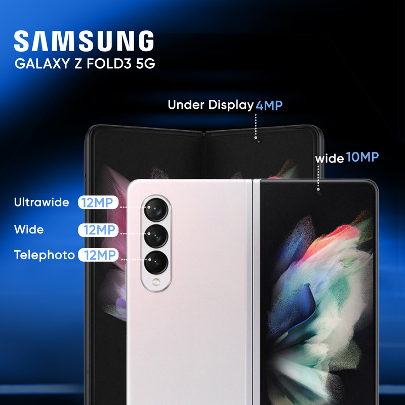 گوشی موبایل سامسونگ مدل GALAXY Z FOLD3 SM-F926B/DS 5G دو سیم کارت ظرفیت 512 گیگابایت و رم 12 گیگابایت