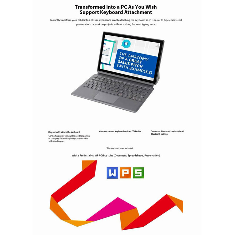 تبلت بلک ویو مدل Tab 8 ظرفیت 64 گیگابایت و رم 4 گیگابایت