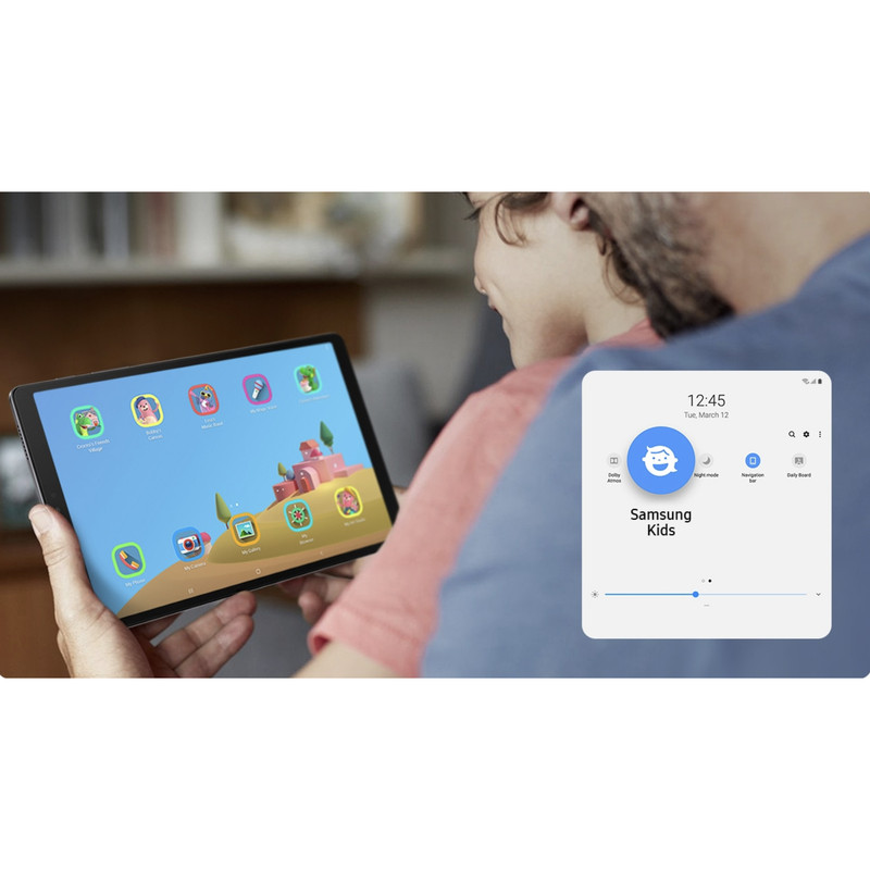 تبلت سامسونگ مدل Galaxy Tab A7 Lite SM-T220 ظرفیت 32 گیگابایت و رم سه گیگابایت به همراه کاور و محافظ صفحه نمایش