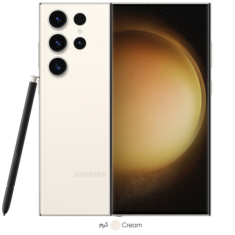 گوشی موبایل سامسونگ مدل Galaxy S23 Ultra دو سیم کارت ظرفیت 256 گیگابایت و رم 12 گیگابایت به همراه شارژر 45 وات سامسونگ - ویتنام