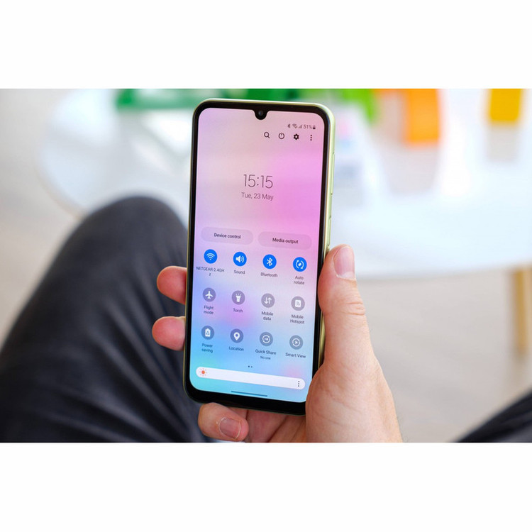 گوشی موبایل سامسونگ مدل Galaxy A24 4G دو سیم کارت ظرفیت 128 گیگابایت و رم 8 گیگابایت به همراه شارژر سامسونگ