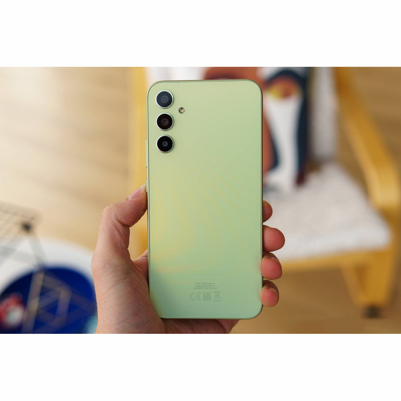 گوشی موبایل سامسونگ مدل Galaxy A34 5G دو سیم کارت ظرفیت 128 گیگابایت و رم 8 گیگابایت به همراه شارژر 25وات سامسونگ - ویتنام