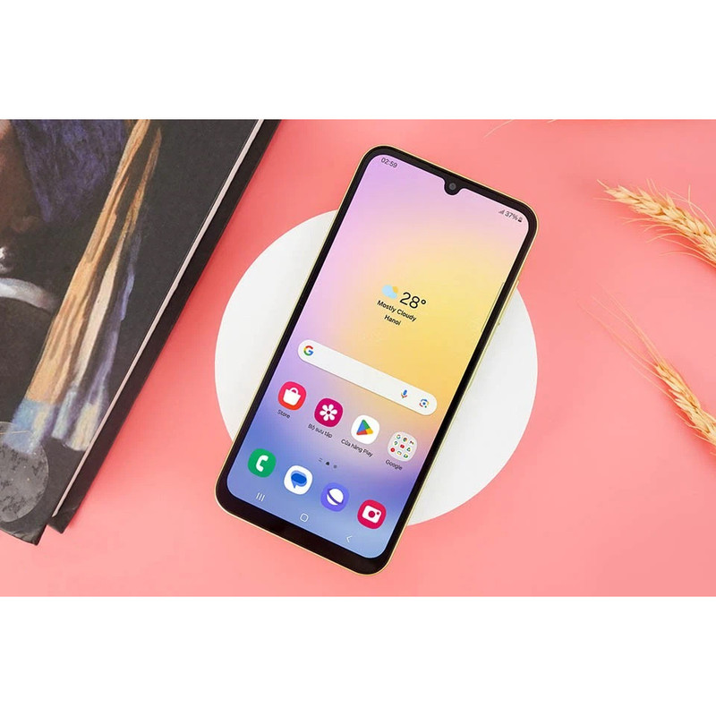 گوشی موبایل سامسونگ مدل Galaxy A25 دو سیم کارت ظرفیت 128 گیگابایت و رم 6 گیگابایت به همراه شارژر 25 وات سامسونگ - ویتنام