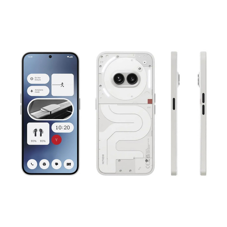 گوشی موبایل ناتینگ مدل Phone 2a دو سیم کارت ظرفیت 256 گیگابایت رم 12 گیگابایت - به همراه شارژر 65 وات ناتینگ